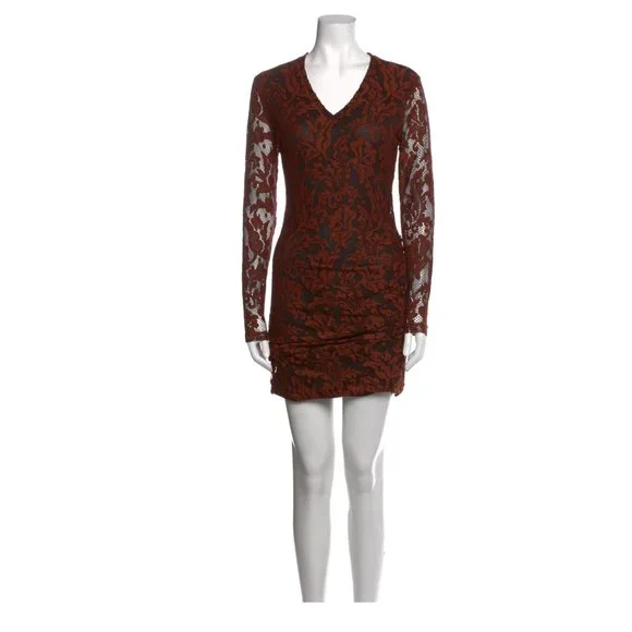 Just Cavalli | Dresses | Just Cavalli Lace Pattern Mini Dress Size S Us4  It4 | Poshmark
